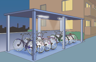 マンションの駐輪場におすすめ